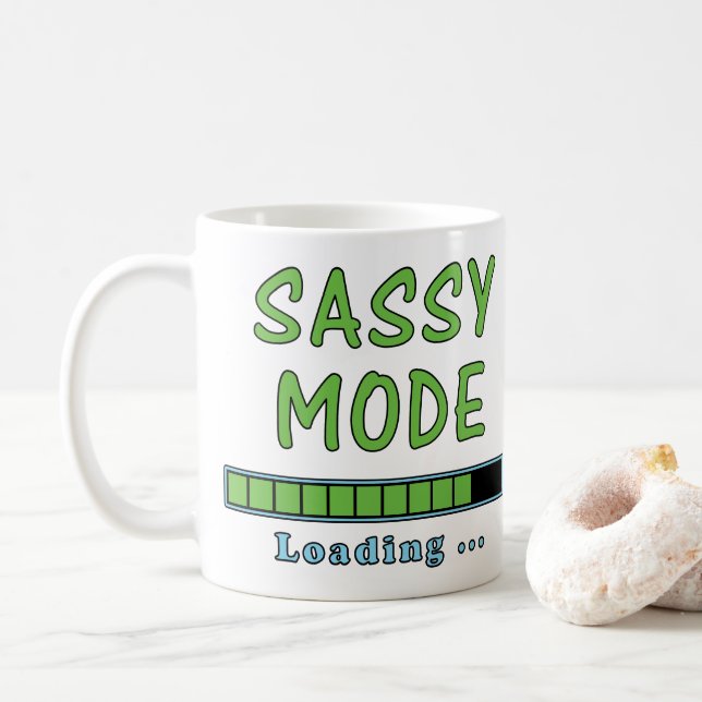 Sassy Mode Loading … Kaffemugg (Med munk)