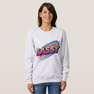 Sassy – Moderne typografi för gatudräkter med fräc T Shirt