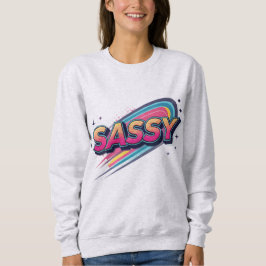 Sassy – Moderne typografi för gatudräkter med fräc T Shirt