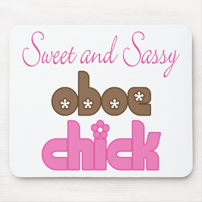 Sassy Oboe chick Mousepad Musmatta (Framsidan)