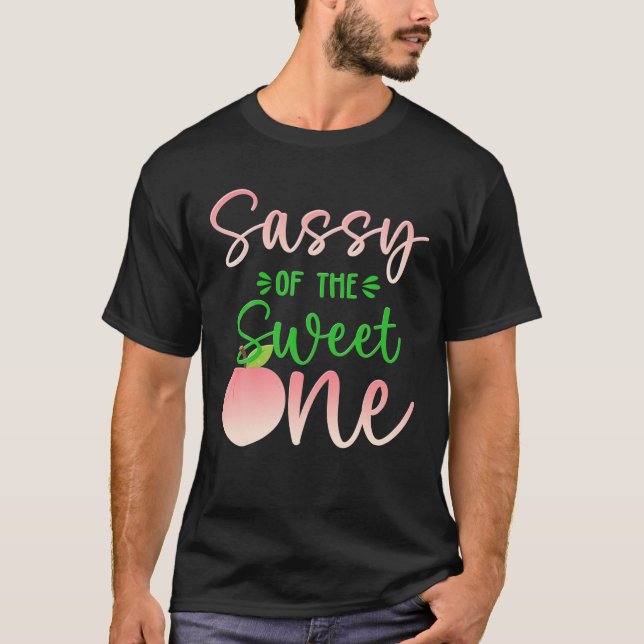 Sassy of the Birthday one Peach 1st Summer Fruit F T Shirt (Framsida)