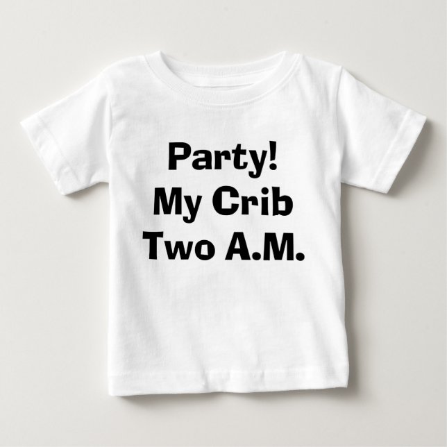 Sassy Party mitt brott, två O'Clock T-shirt (Framsida)