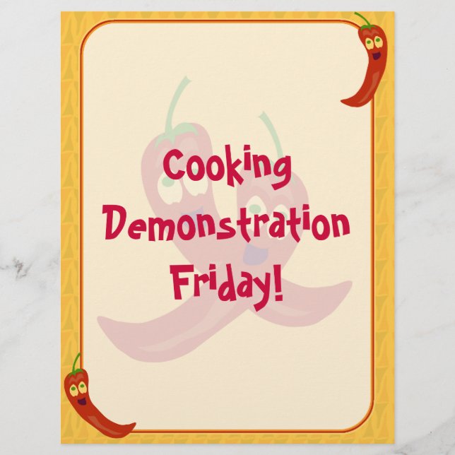 Sassy Pepper Reklamblad (Framsidan)