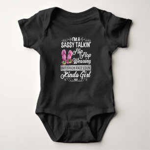 Sassy pratar Dirt Track Tävling Loving Kinda Girl T Shirt