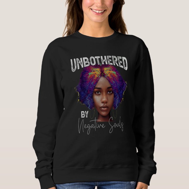 Sassy Queen Black History Month Afro African Ameri T Shirt (Framsida)