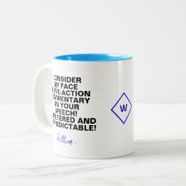 Sassy Quote for Coffee Älskare | Funny Sarcastic Två-Tonad Mugg
