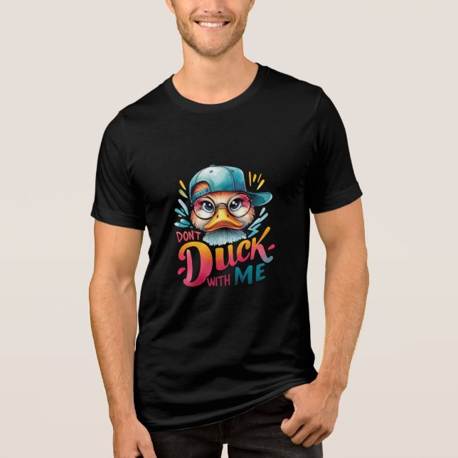 Sassy Quote Funny Attitude Anka med Me Tri- T Shirt (Framsida)