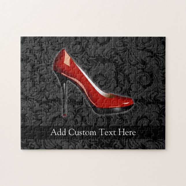 Sassy Red Shoe Pussel (Horisontell)