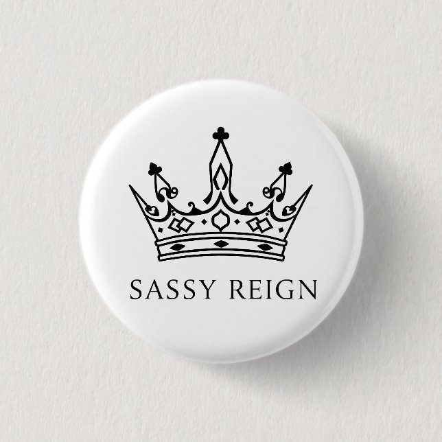 Sassy Reign Totebag  Knapp (Framsida)