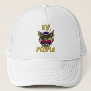 Sassy Royal Cat - "Ew. People's Funny Cat Lover Keps