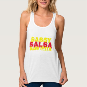 Sassy Salsa Senorita Linne Med Racerback