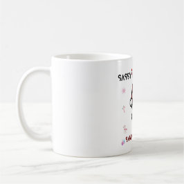 Sassy Santa-läge – Tvåspråkig juldesign Kaffemugg