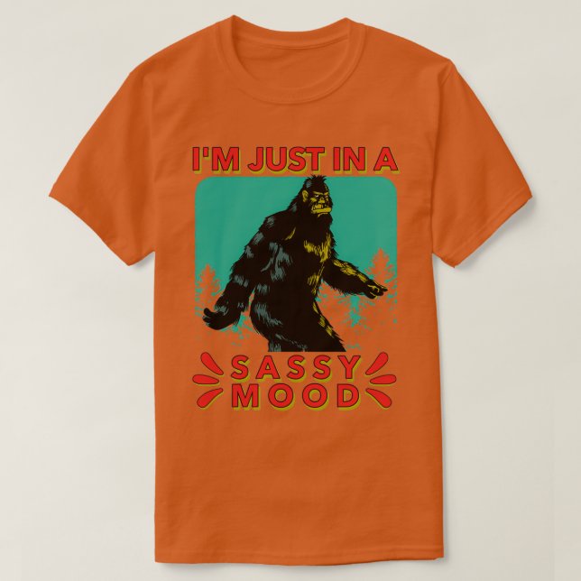 Sassy Sasquatch T Shirt (Design framsida)