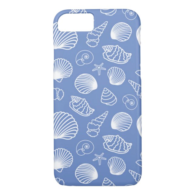 Sassy Seashell Mönster Case-Mate iPhone Skal (Baksida)