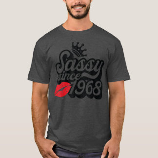 Sassy Sedan 1968 Fogulous 54:e födelsedag presente T Shirt