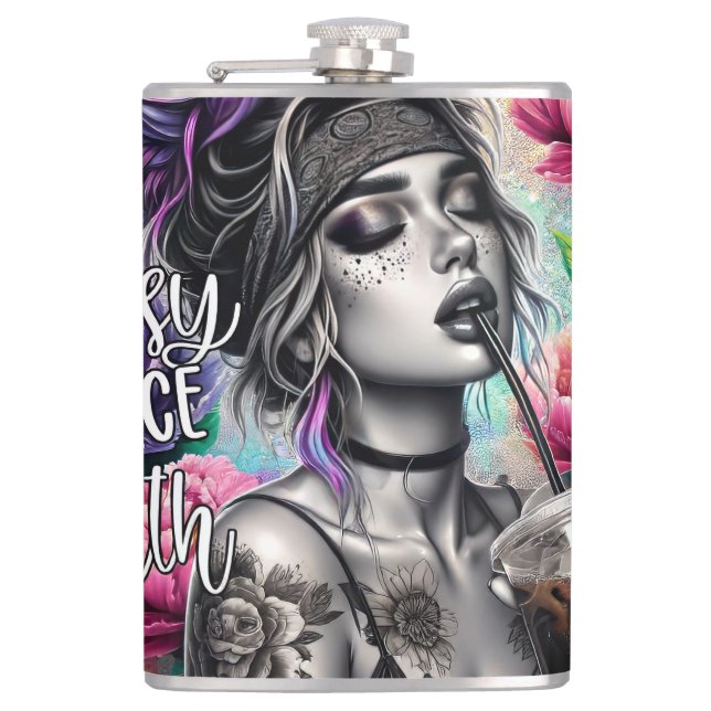 Sassy sen förlossningen... smarta munkavlor. fickplunta (Framsidan)