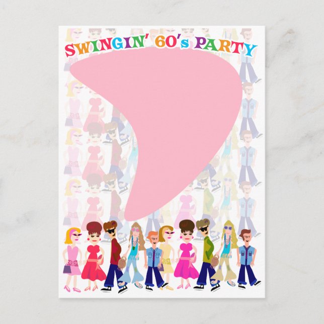 Sassy sextio barn! vykort (Framsida)