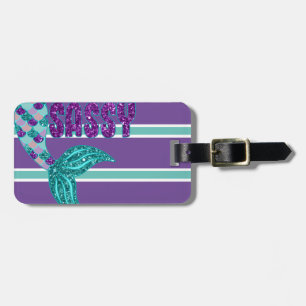 Sassy Sjöjungfru Luggage Tag Bagagebricka