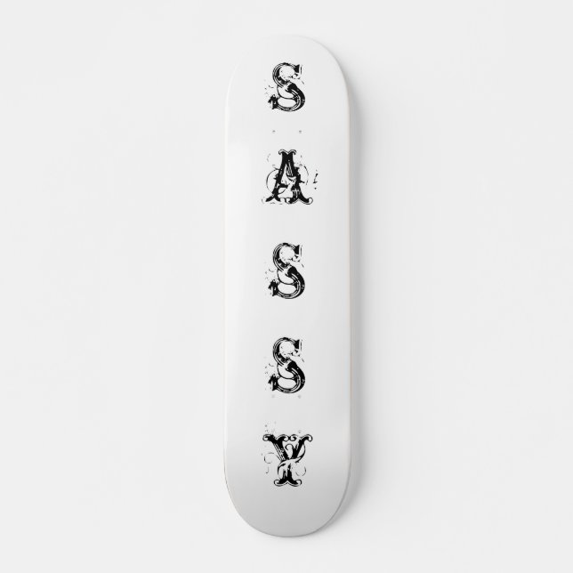 SASSY SKATEBOARD BRÄDA 21,5 CM (Framsida)