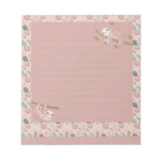 Sassy Sloth Anteckningsblock