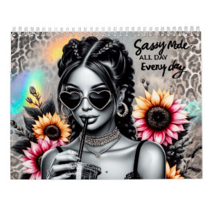 Sassy smart mouth Kvinnor sarcastic dam sarcasm Kalender