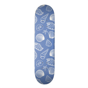 Sassy snäckskalmönster old school skateboard bräda 21,6 cm