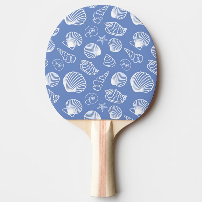 Sassy snäckskalmönster pingisracket (Framsidan)