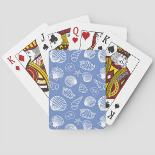 Sassy snäckskalmönster spel kort