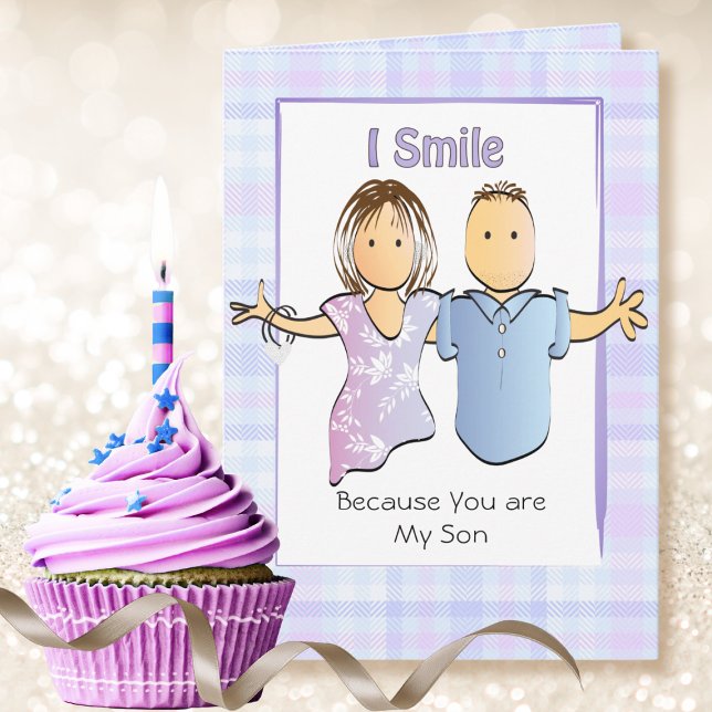 Sassy Snarky Son Funny som säger Tecknad Birthday Kort (Skapare uppladdad)