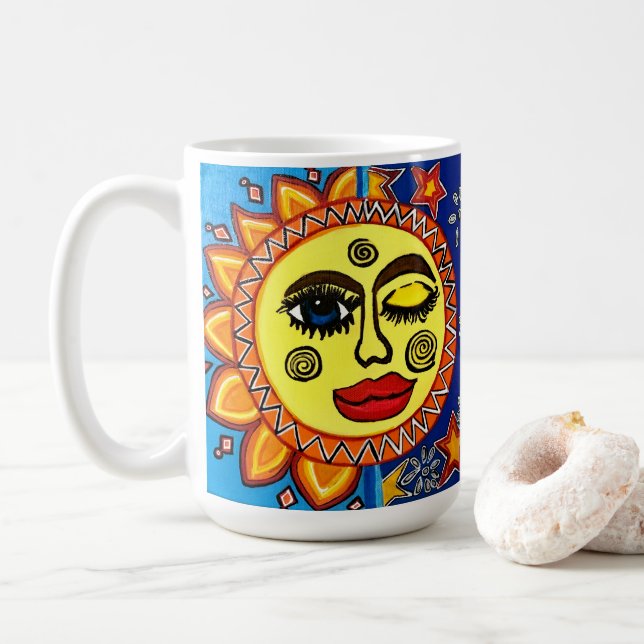 Sassy Sol kaffe mugg (Med munk)