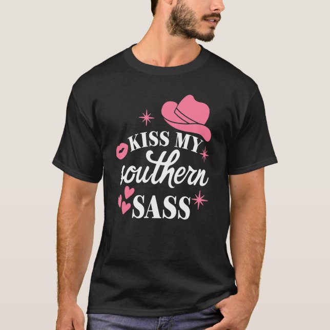 Sassy Southern Girl Redneck Western Cowgirl Southe T Shirt (Framsida)