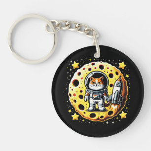 Sassy Space-katt - Astronaut på en ost-Måne-kust