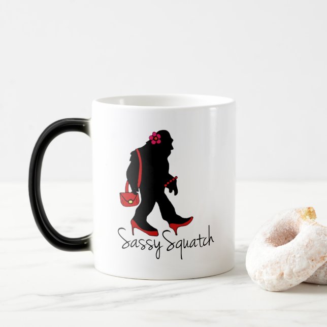 Sassy Squatch, Bigfoot Sasquatch Morphing Mugg (Med munk)