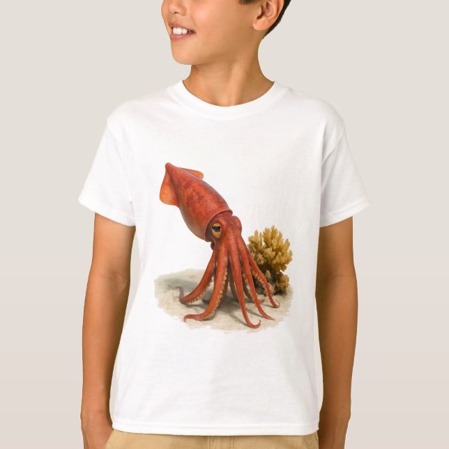 Sassy Squid on Patrol T Shirt (Framsida)
