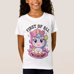 Sassy sulky unicorn t shirt