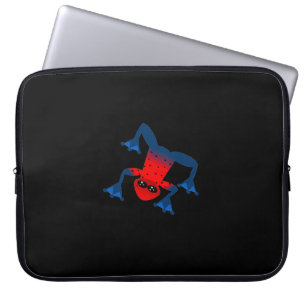 Sassy Träd Frog (Röd) Laptop Fodral