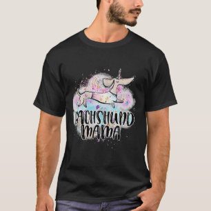 Sassy Unicorn Dachshund Unicorn Älskare Sause Hund T Shirt