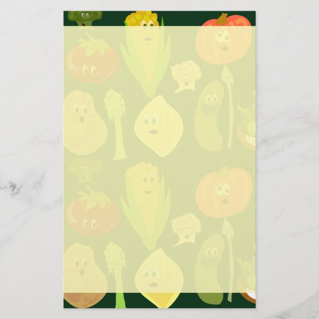 Sassy Veggies! Brevpapper (Framsida)