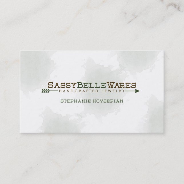 SassyBelleWares beställnings- kort (Framsida)