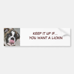 Sassydog Lickin bildekal