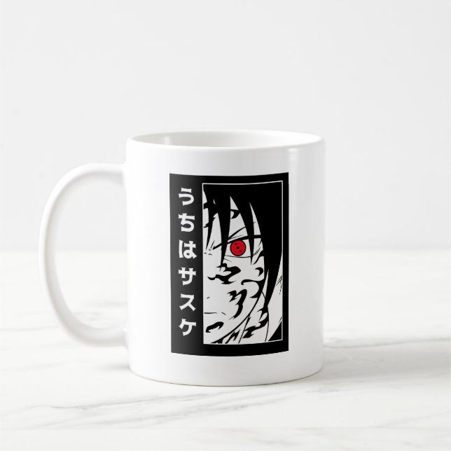 Sasuke Anime Kaffemugg (Vänster)
