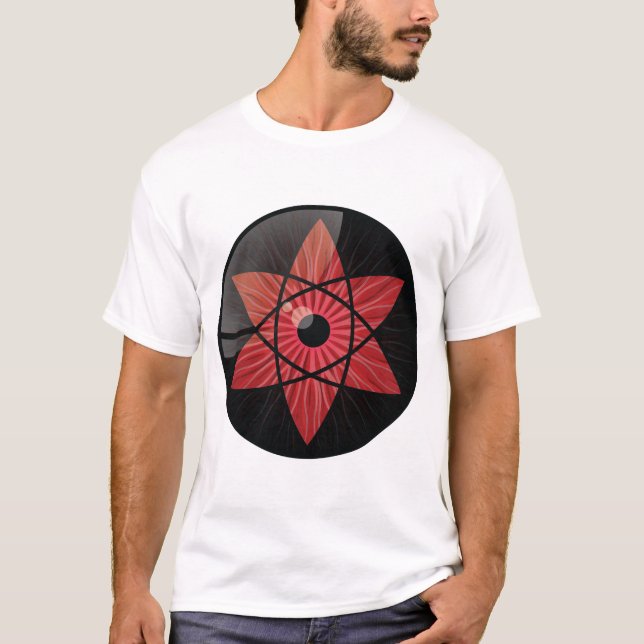 Sasuke Mangekyou Sharingan T Shirt (Framsida)