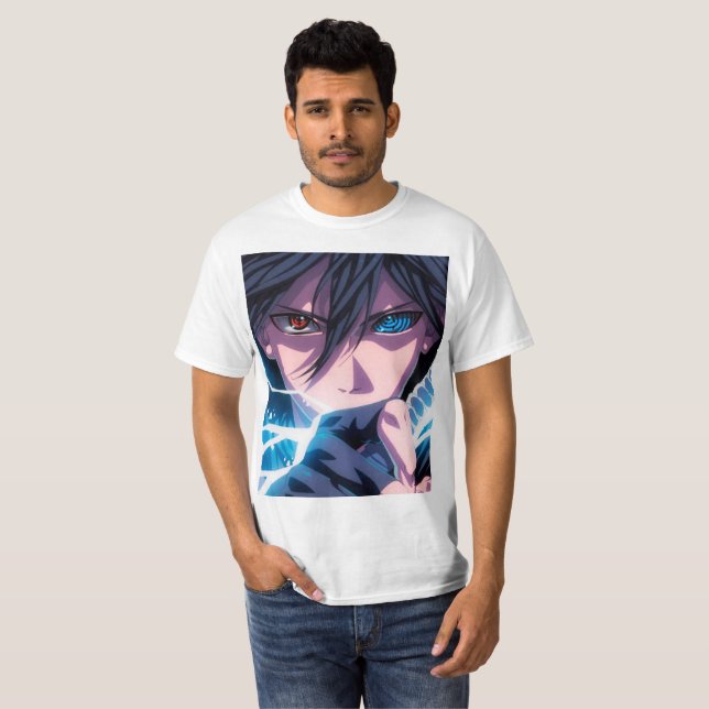 Sasuke Rinnegan T Shirt (Hel framsida)