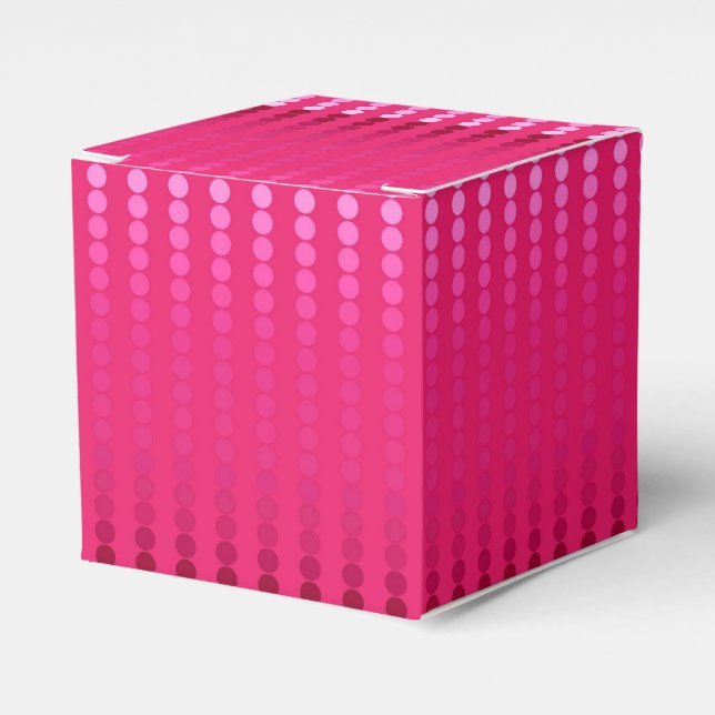 Satador - rosa i fuchsisk nyans presentaskar (Framsidan Sidan)