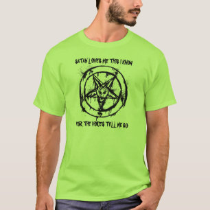 Satan älskar mig skjortan tee shirt
