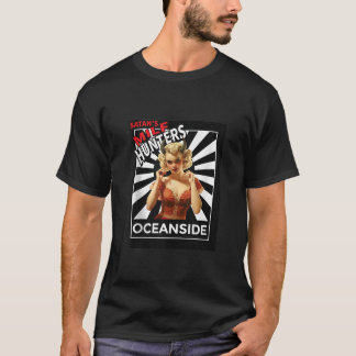 Satan är MILF Hunters of OCEANSIDE Retro Hon Djävu T Shirt