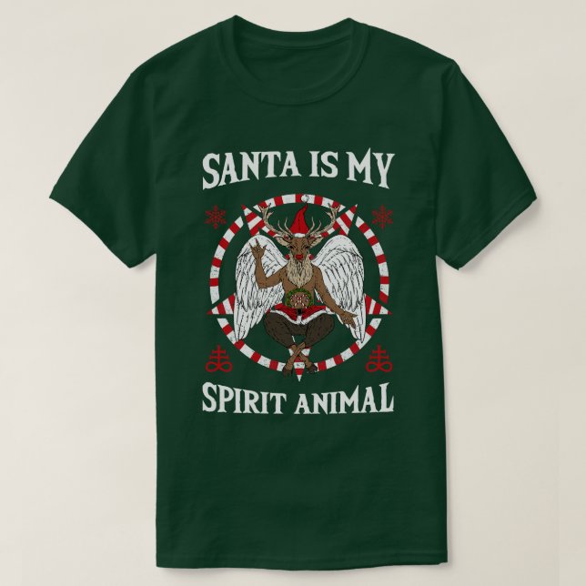 Satan är mitt andrattdjur 6 t shirt (Design framsida)