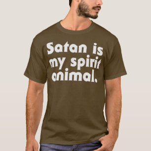 Satan är mitt andrattdjur t shirt