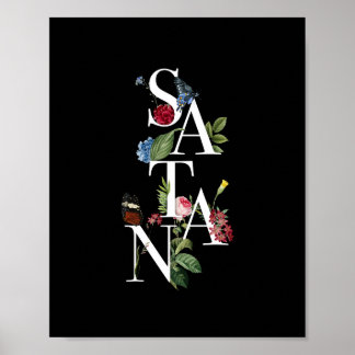 Satan - Blommor Poster