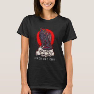 Satan Cat Satanic Demonic Djävulen Kitten 666 Kat T Shirt